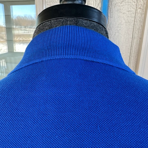 LACOSTE 🐊 Men’s All Cotton ‘Union Jack’ Pique Knit Shirt - Size EU6/US Large - Picture 5 of 12